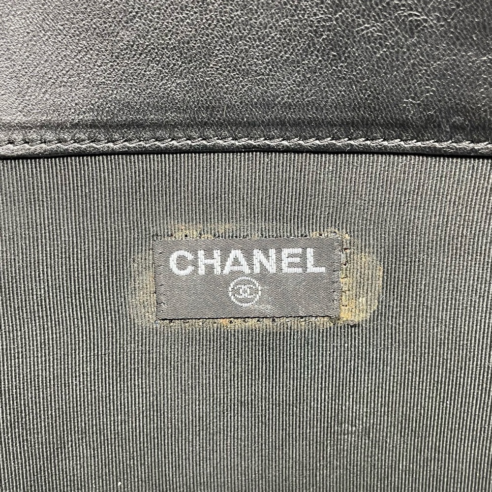 Chanel Rare Vintage Coco Gabrielle Jeweled Wool Leather Shopping Tote - Picture 11 of 14